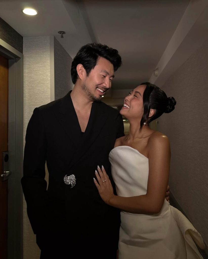 Simu Liu engagement, Allison Hsu proposal, Paris engagement, Marvel star engagement, celebrity news 2025